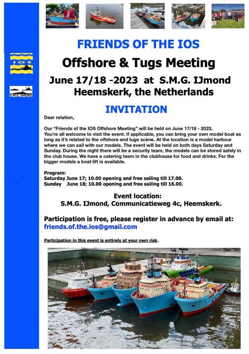 Offshore & Tugs Meeting SMG IJmond 2023 @ Clubhuis SMG IJmond
